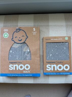 happiest baby SNOO Sack & Sheet Set - Gray Star Print